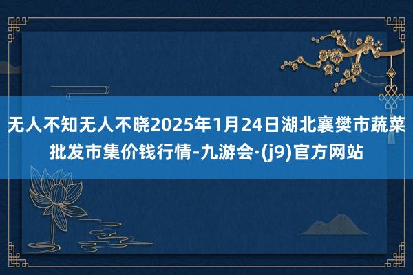 无人不知无人不晓2025年1月24日湖北襄樊市蔬菜批发市集价钱行情-九游会·(j9)官方网站