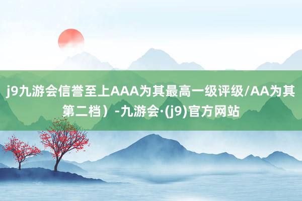 j9九游会信誉至上AAA为其最高一级评级/AA为其第二档）-九游会·(j9)官方网站